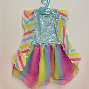My Life doll rainbow dress with kimono